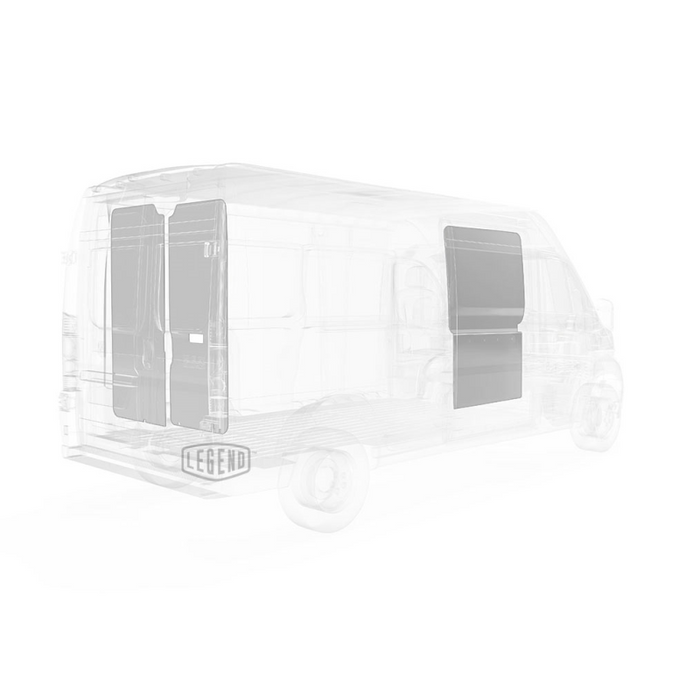 LEGEND DuraTherm Door Liner ONLY - Dual Side Doors RAM ProMaster (all Wheelbase lengths) Cargo Van Low Roof - White Model 603-114-2614LR2