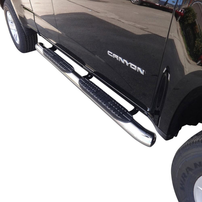 Westin PRO TRAXX 4 Oval Step Nerf Bars Polished Stainless Steel For Double Cab Model 21-24000