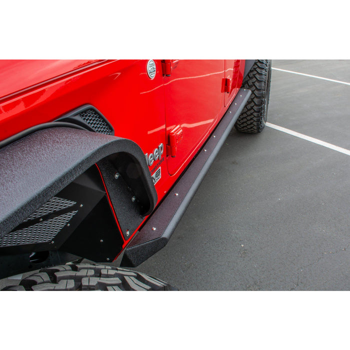 DV8 Offroad Rock Sliders With Step Model SRGL-02