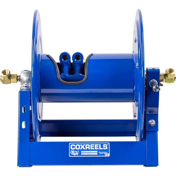 Coxreels 1275 Series Bevel Geared Hand Crank Dual Hose Reel 1 in. x 75 ft. - No Hose 3000 PSI Model 1275-6-75-C