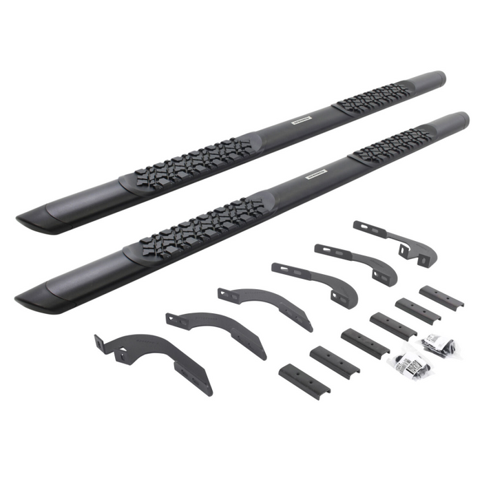 Go Rhino V-Series V3 Aluminum Step Nerf Bars and Mounting Brackets Kit Model V3443280T