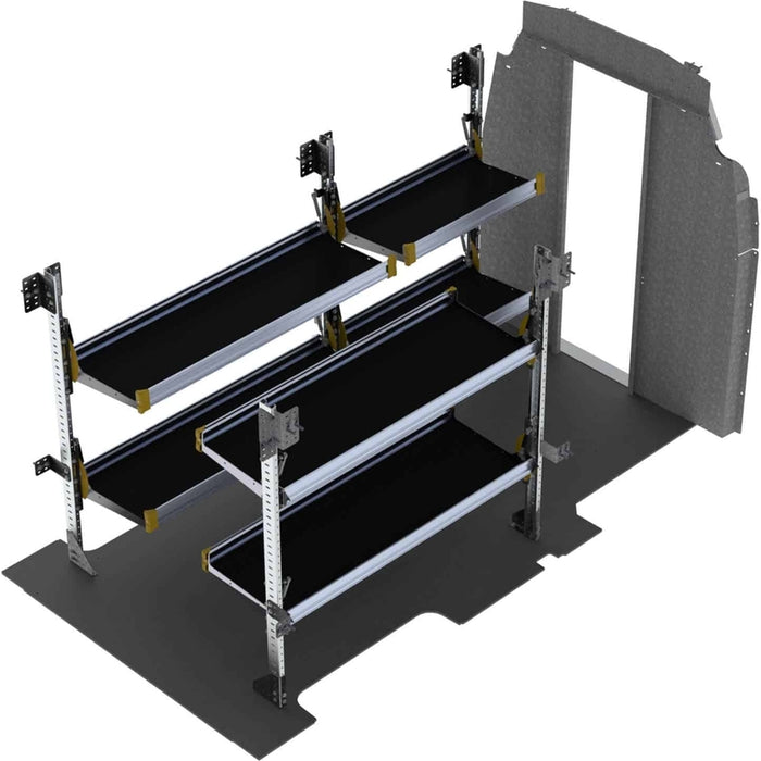 Ranger Design Delivery Van Shelving Package for Ford Transit High Roof 148" & 148" Extended Wheelbase Model FTH-19