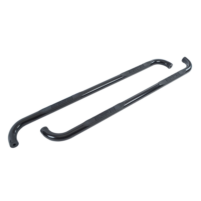 Go Rhino 4000 Series Step Nerf Bars with Mounting Brackets Kit Black Powder Coat Model 4058B