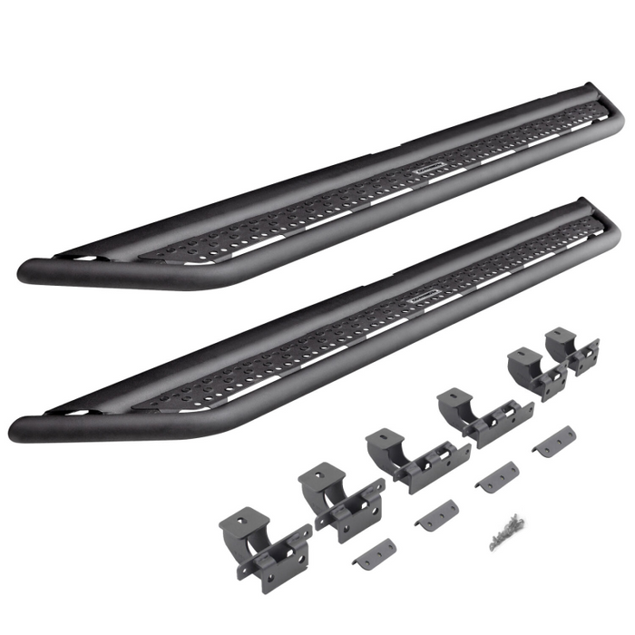Go Rhino Dominator Xtreme D6 Running boards with Rocker Panel Mounting Brackets Kit Model D64506T