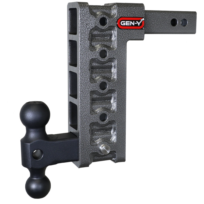 GEN-Y MEGA-DUTY 2" Shank 10" Drop 1.5K TW 10K Hitch & GH-031 Dual-Ball Model GH-315