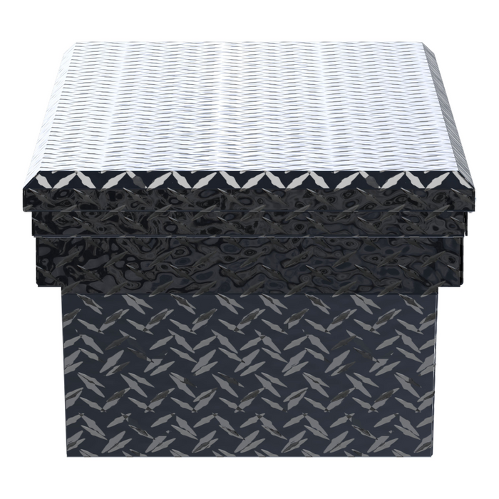 UWS 60" Angled Truck Tool  Box - Low Profile Model TBS-60-A-LP-BLK