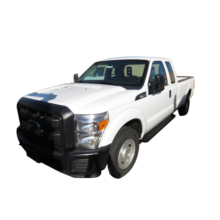 TrailFX Work Truck Running Boards Black Steel Model RBW07B
