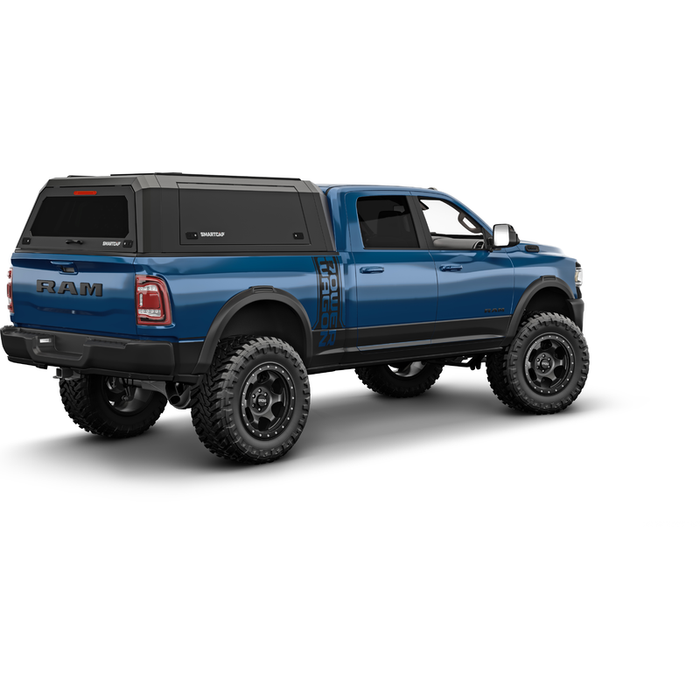 SmartCap Matte Black Truck Bed Cap EVOa Adventure Series w/ Vertical Locks Model EA1005-MB