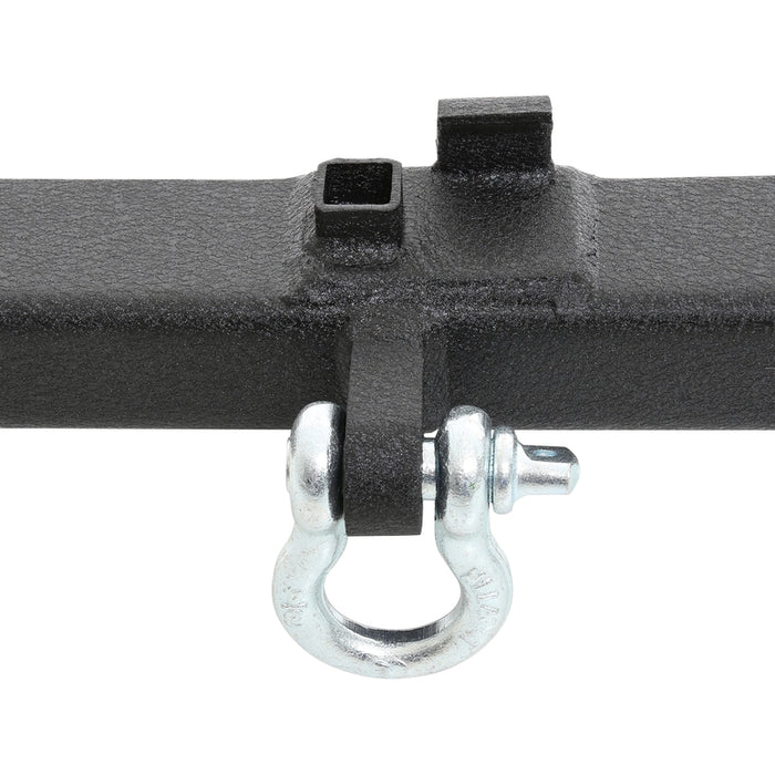 Smittybilt SRC Classic Rear Bumper W/ D-Rings, Hitch & Tire Carrier - Model 76651D