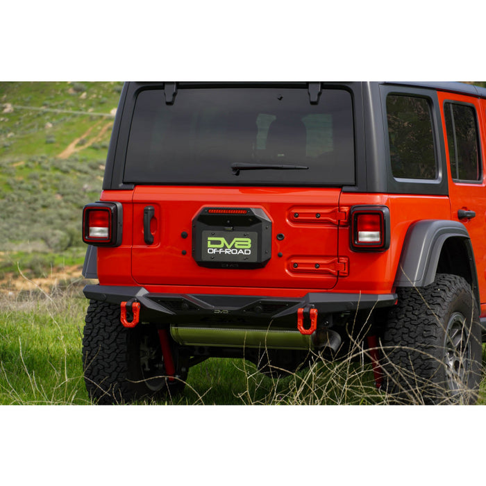 DV8 Offroad 2018-2025 Jeep Wrangler JL JLU Spare Tire Delete Model TSJL-04