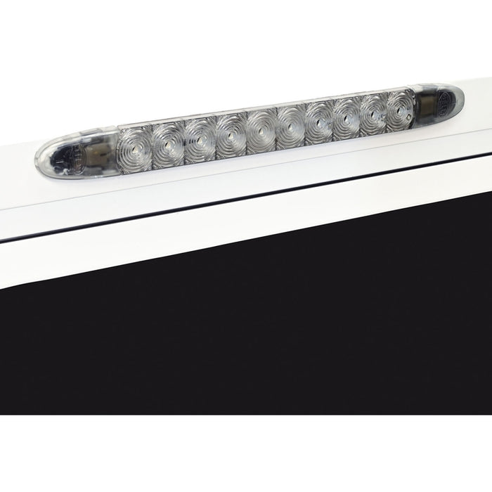 Westin EXP Truck Cap with Solid Front Glass Gloss White Model 16-14150
