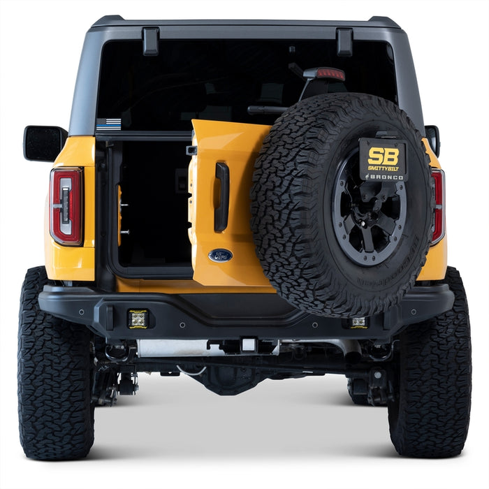 Smittybilt HD Pivot Tire Carrier (21+ Bronco) Model 6143