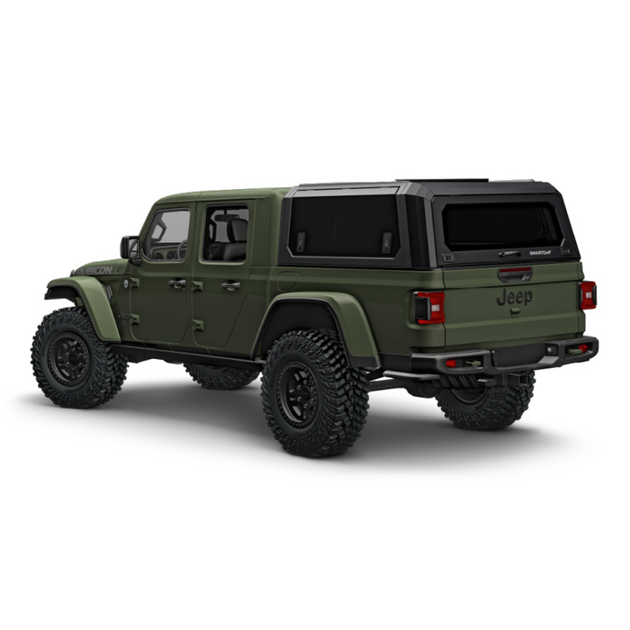 SmartCap Matte Black Truck Bed Cap EVO Sport Series w/ Horizontal Locks Model EV0601-MB