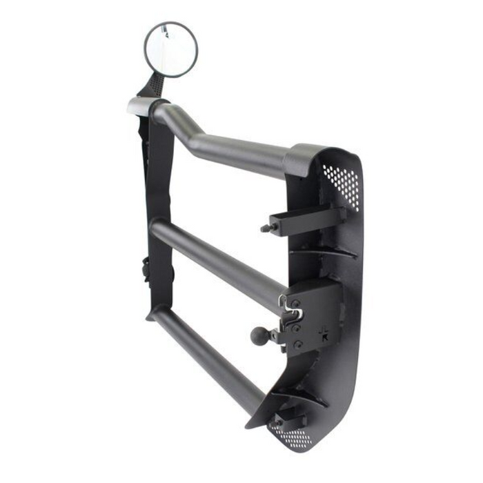 Go Rhino Trailline Tube Doors, Front pair for Jeep JL/JLU and JT Model 572601