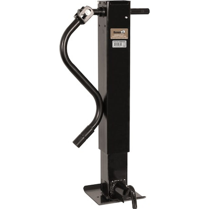 Buyers Products 12 Inch Heavy-Duty Front Pin 4 Inch Square Jack with Handle, Packaged Model 5391415HPKGD
