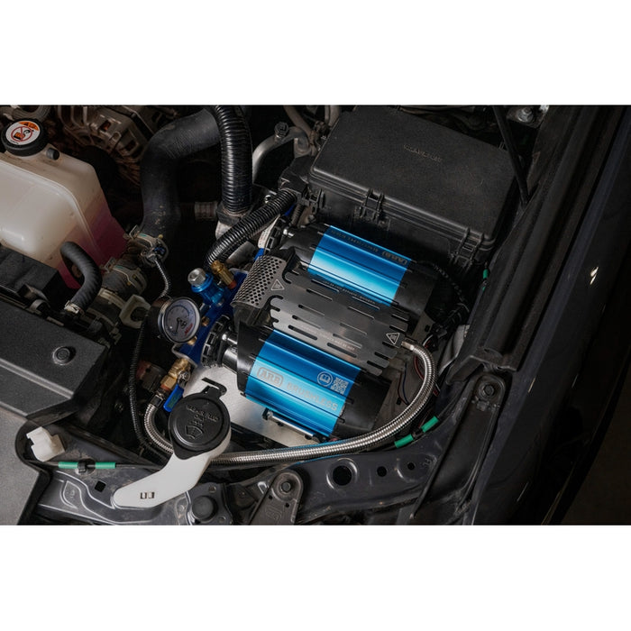 Rago Fabrication 2025+ Toyota 4Runner Under-Hood Air Compressor Mount Model AC7110700NA
