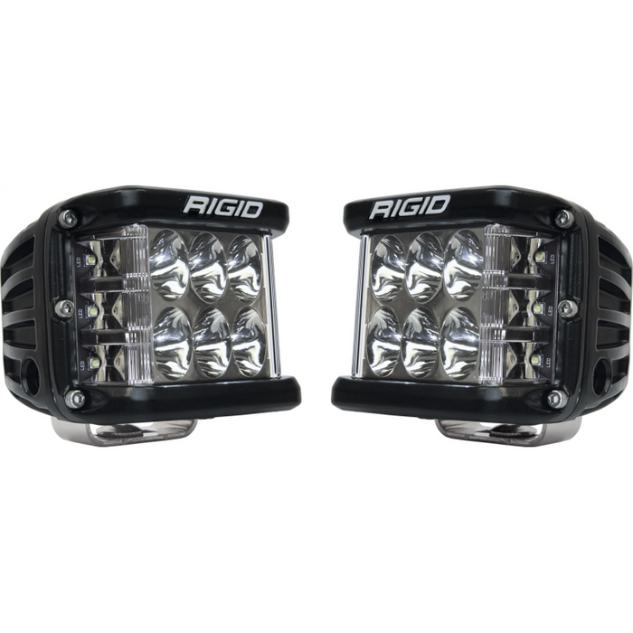 Rigid Industries D-SS PRO Side Shooter, Driving Optic, Surface Mount, Black Housing, Pair Model 262313
