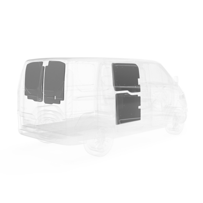 LEGEND DuraTherm Door Liner ONLY - Ford Transit (all Wheelbase lengths) Cargo Van Low Roof - Textured Grey Model 703-114-2613.LR