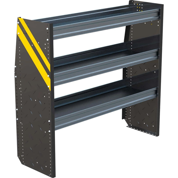 Ranger Design N4 3 Tray Steel Van Shelving for Low Roof Vans 16"x48"x44.5" Model N4-RS48-3