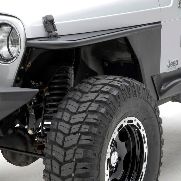 Smittybilt XRC Front Tube Fender Pair - Textured Black (97-06 TJ) Model 76872
