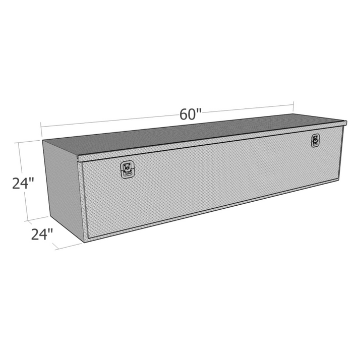 Brute 24" X 24" X 60"L HD Under Body -  Diamond, Drop Down Door Model HUB2460