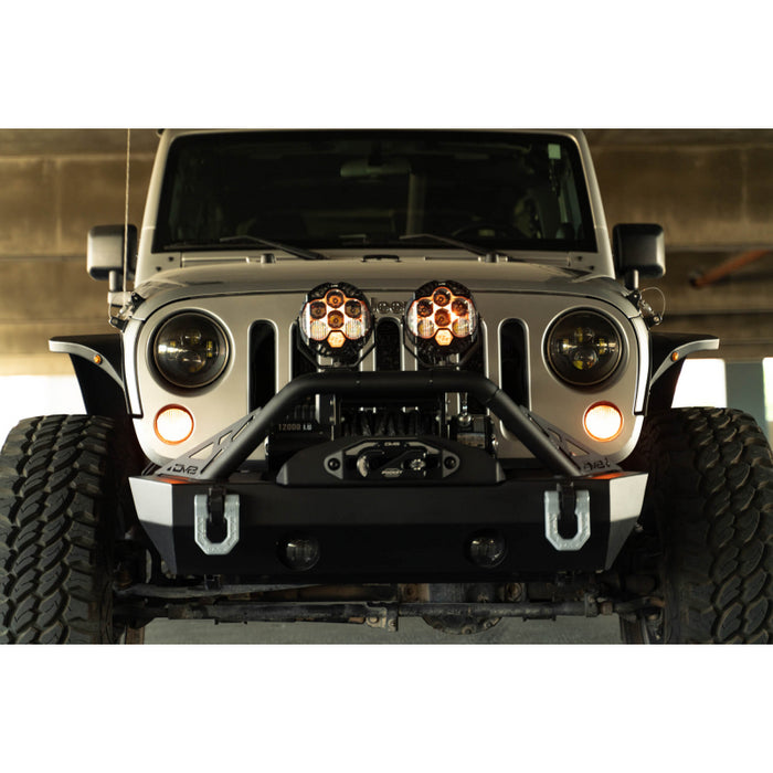 DV8 Offroad 2007-2018 Jeep Wrangler JK JKU Slim Fender Flares Model FDJK-07