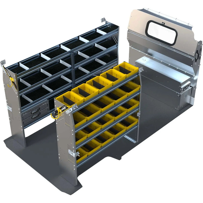 Ranger Design Aluminum Van Shelving Package for RAM ProMaster 159" Wheelbase Model RPL-27