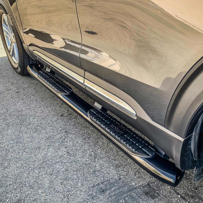 Westin PRO TRAXX 5 Oval Step Nerf Bars Black Steel Model 21-54175