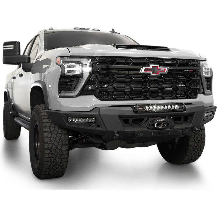 Addictive Desert Designs 24 Chevy Silverado 2500 Phantom Winch Front Bumper Model F820335070103