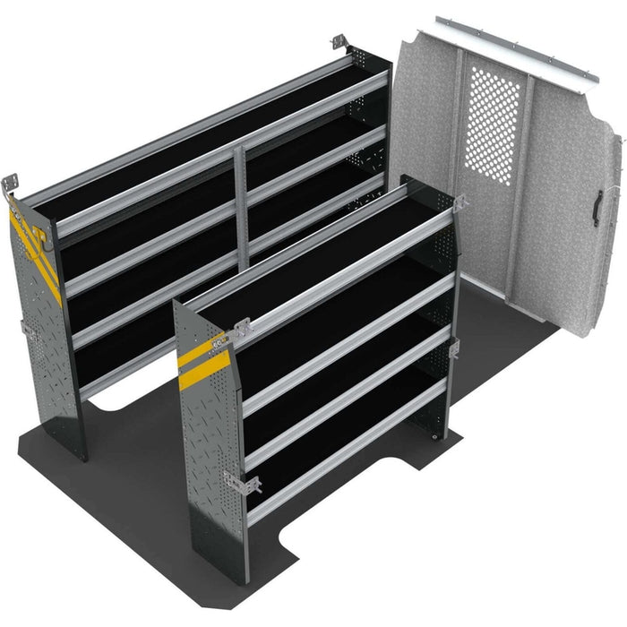 Ranger Design Contractor Van Shelving Package for Mercedes Sprinter Low Roof 144" Wheelbase Model DLS-10
