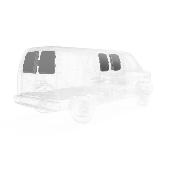 LEGEND DuraTherm Door Liner ONLY - Sliding Doors GMC Savana/Chevy Express Cargo Van (all Wheelbase lengths) - White Model 303-114-2614