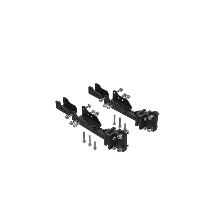 Ex-Guard Kit Extreme-Duty Full-Height Coverage Black Grille Guard Kit w/ Mounting Bracket Model HX-50BG3-GM1519-MB-19HX-GM15