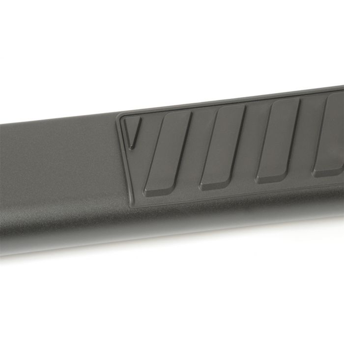 Dee Zee Textured Black Steel Step Nerf Bars 6 in. Oval Cab Length Model DZ16101