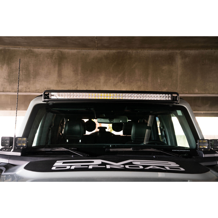 DV8 Offroad 2021-2026 Ford Bronco 40-Inch Curved Light Bar Mount Model LBBR-03