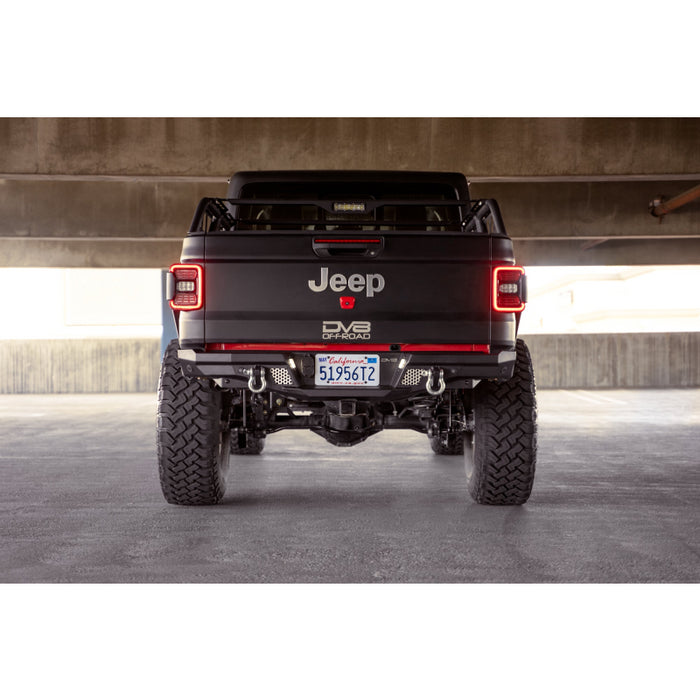 DV8 Offroad 2020-2025 Jeep Gladiator Fs-7 Series Rear Bumper Model RBGL-06