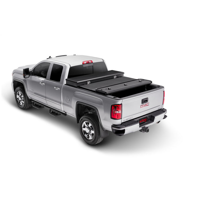 Extang Solid Fold Toolbox 2.0 Tonneau Cover - Black Textured Paint - For Use w/Existing Tool Box - Tool Box Not Included - 2009-2018 (2019-2023 Classic) Ram 1500/2010-2023 2500/3500 6' 4" Bed without RamBox Model 84430