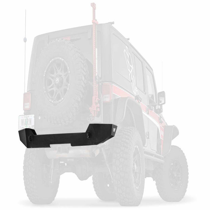 Warn Elite Rear Bumper Jeep JK With Tire Carrier Mount To Accept Tire Carrier Model 89525