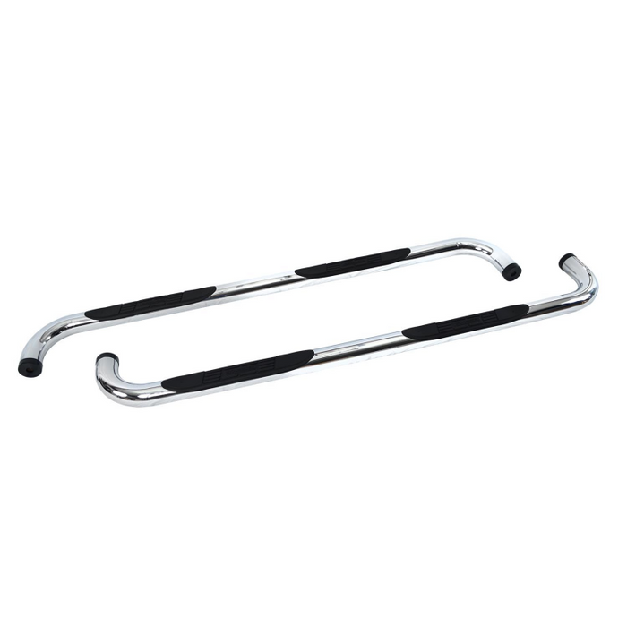 Go Rhino 4000 Series Step Nerf Bars with Mounting Brackets Kit Polished Stainless Steel Model 4104PS