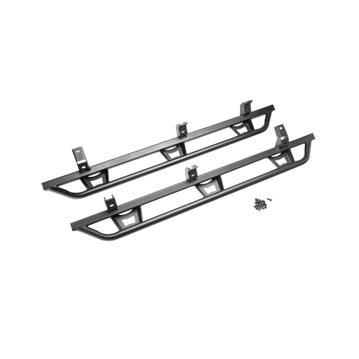 N-Fab Trailslider Rock Sliders Textured Black Steel Model TSF214B-TX