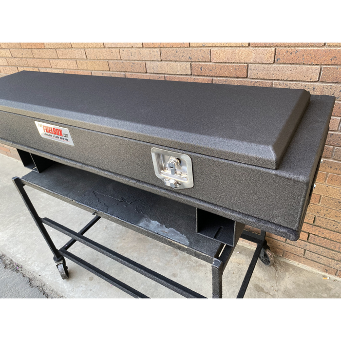 The FuelBox Tank and Tool Box Combo 40 Gallon Tonneau Cover Application Smooth Spray Liner Finish Model FTC44TMS