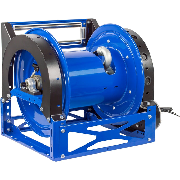Coxreels 1600 Series 12V DC Motorized Hybrid Frame Hose Reel 1-1/2 in. x 50 ft. 1500 PSI - No Hose Model 1680-1124-E
