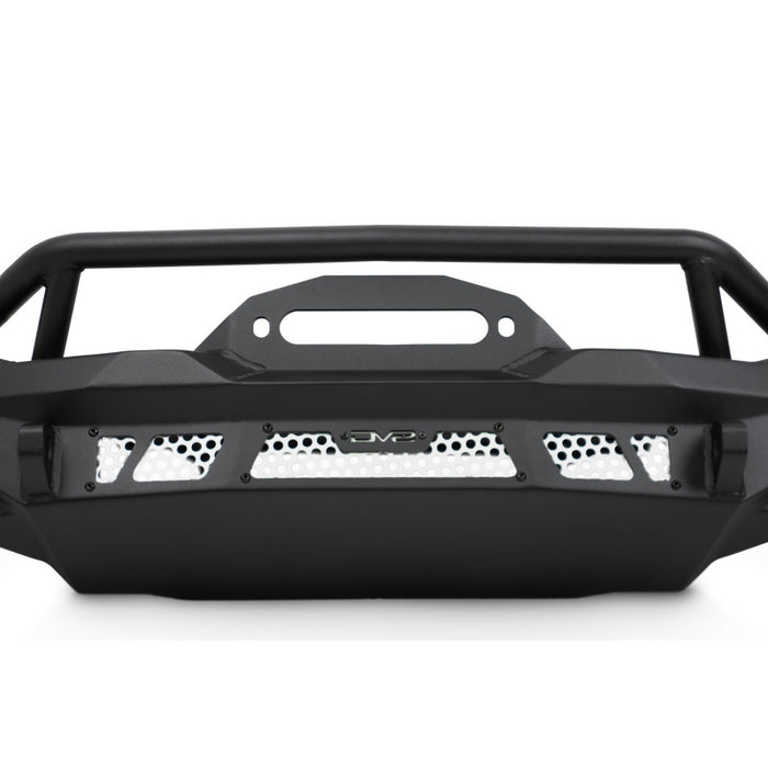 DV8 Offroad 2007-2025 Jeep GladiatorJT Wrangler JK JKU JL JLU Mto Series Front Bumper Model FBJL-12