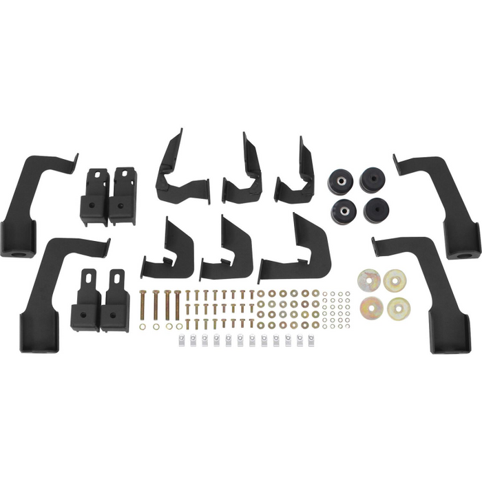 Westin HDX Drop Wheel to Wheel Side Steps Textured Black Steel For Double Cab Model 56-534595