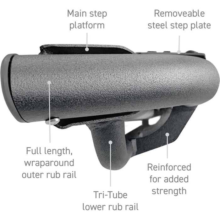 Go Rhino Dominator Xtreme DT Side Steps with Rocker Panel Mounting Bracket Kit Model DT4427T