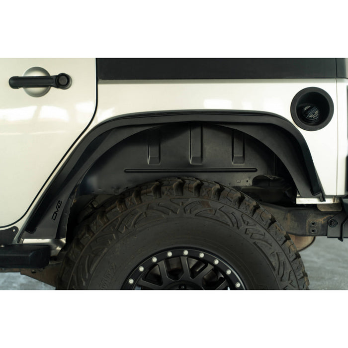 DV8 Offroad 2007-2018 Jeep Wrangler JK JKU Slim Fender Flares Model FDJK-07