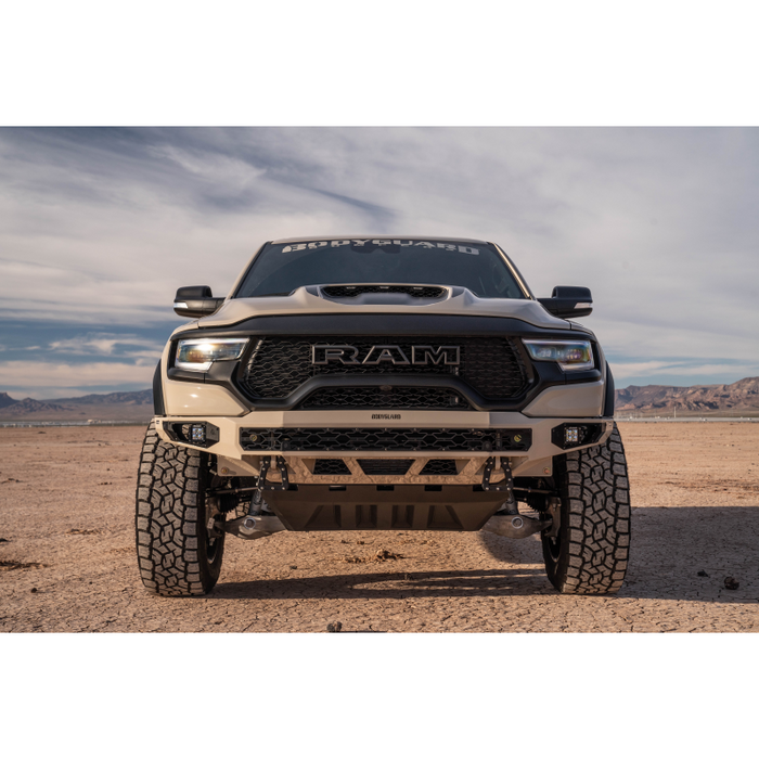 Bodyguard Freedom Front Base Non-Winch Sensor Cutouts Bare Metal Model NAR21LYBNN