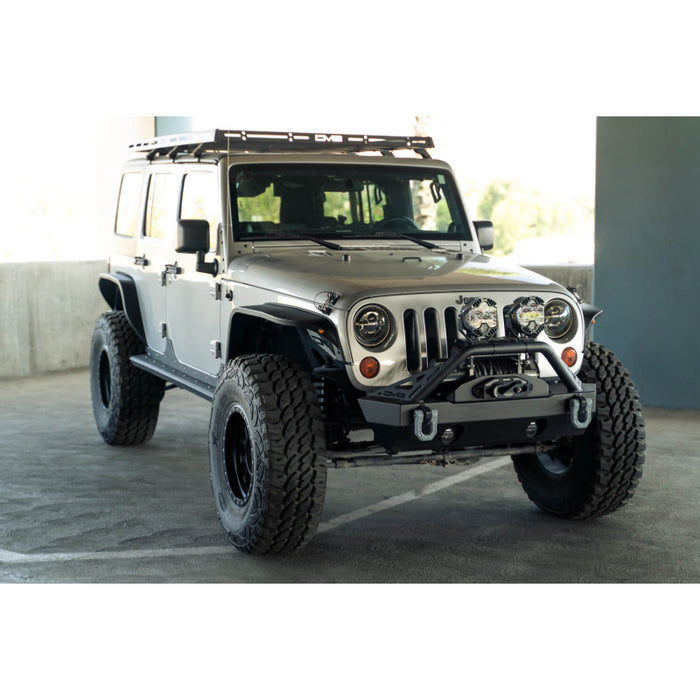 DV8 Offroad 2007-2018 Jeep Wrangler JK JKU Slim Fender Flares Model FDJK-07