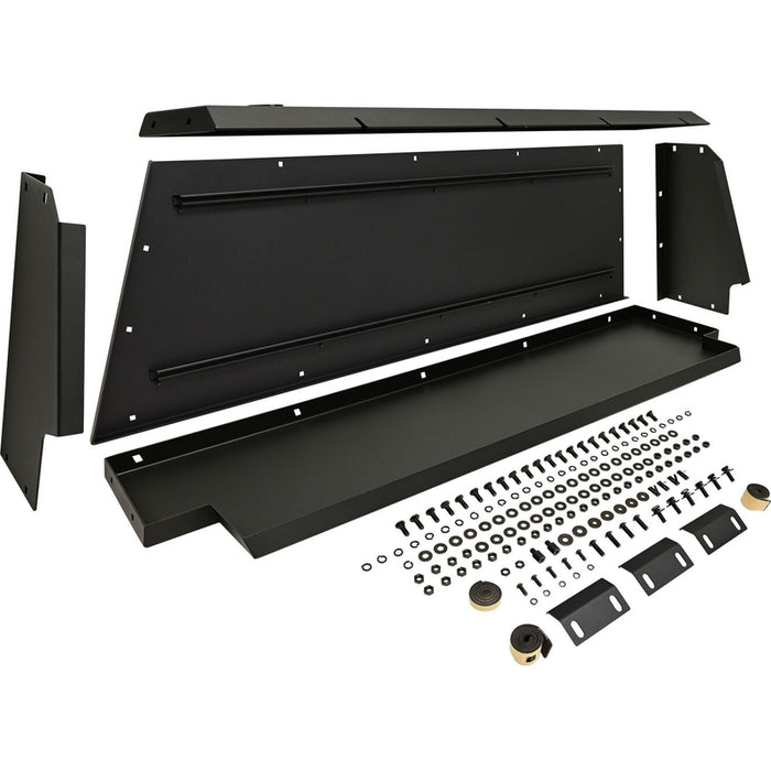 Westin EXP Truck Cap Storage Box Passenger Side Powder Coated Black Model 16-10013