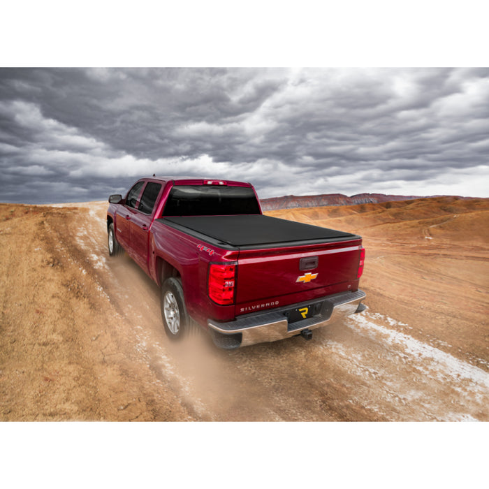Truxedo Pro X15 Tonneau Cover - Black - 2007-2021 Toyota Tundra 6' 6" Bed with Deck Rail System Model 1445801