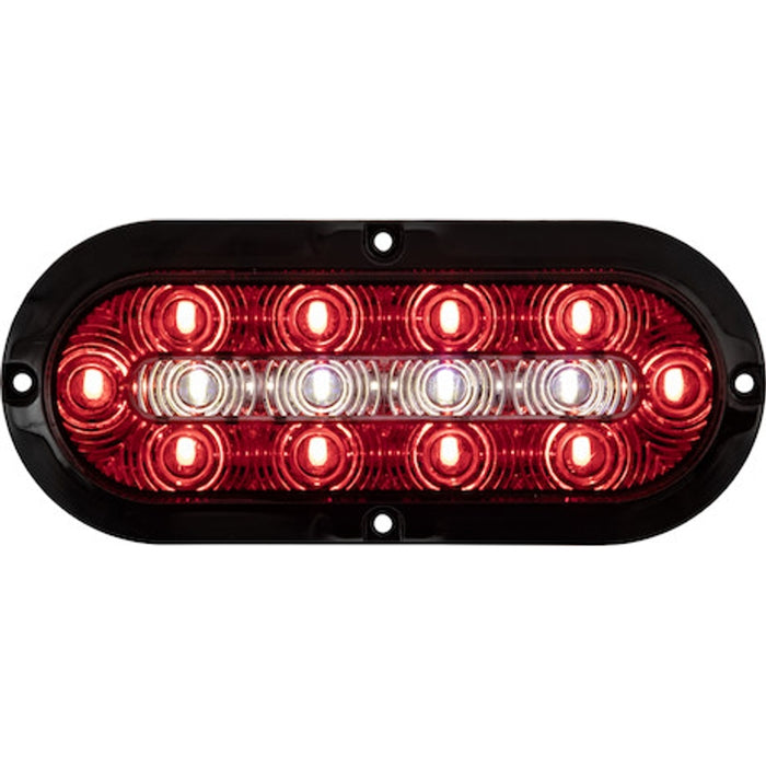 Buyers Products 6 Inch 14-LED Red Oval Stop/Turn/Tail Surface Mount Light Kit Model 5626133